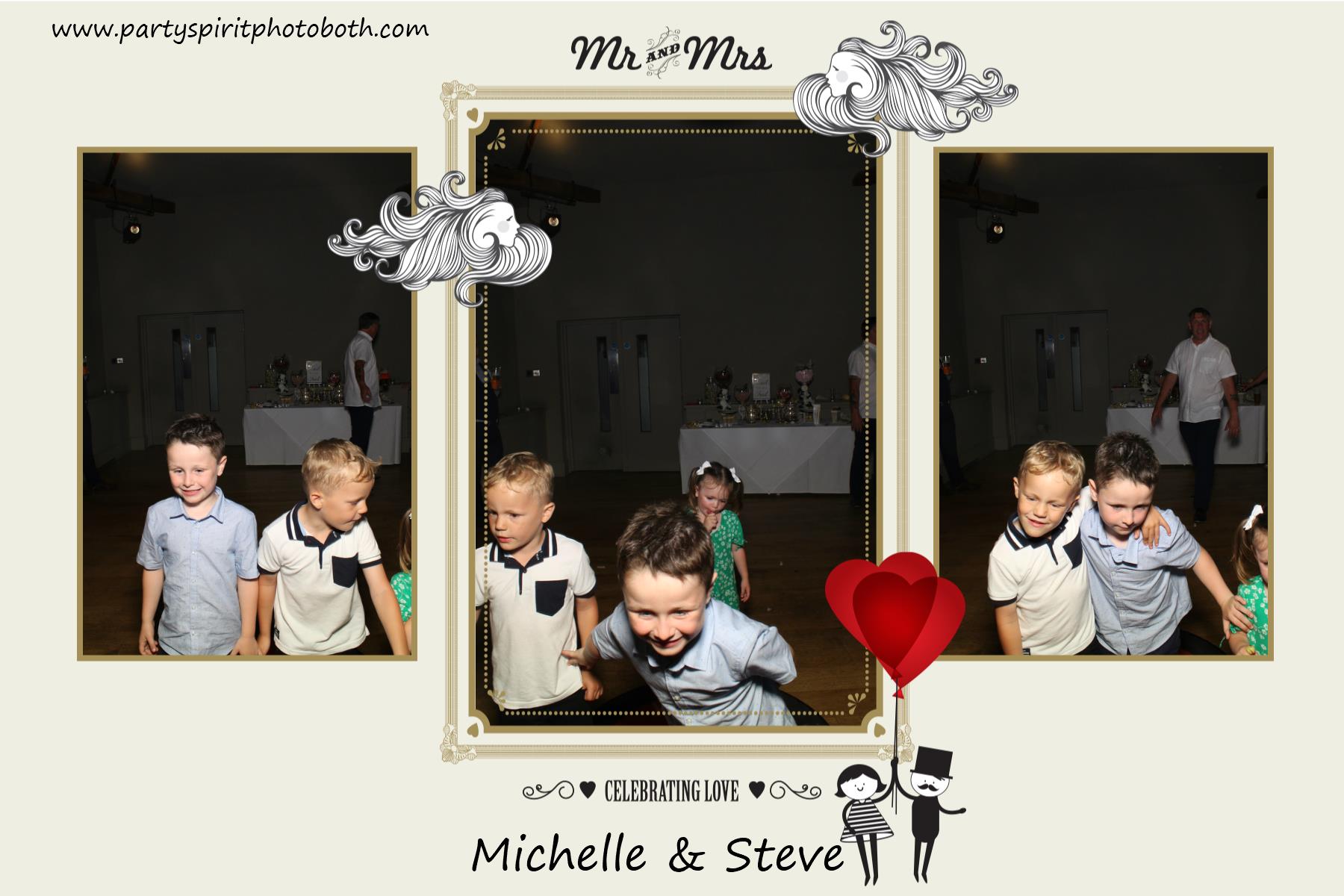 Michelle & Steve Wedding | View more photos from the event at gallery.partyspiritphotobooth.com/u/PartySpiritPhotoBooth/Michelle-Steve-Wedding